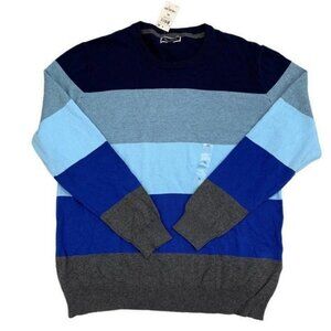 Club Room Mens Striped Lightweight Sweater Size XL